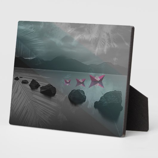 Plaque Photo Rochers (Côté)