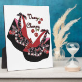 Plaque Photo Rockabilly Very Cherry Shoes (Côté)