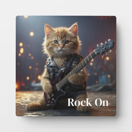 Plaque Photo Rocker Cat (Devant)