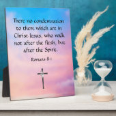 Plaque Photo Romains 8:1 (Côté)