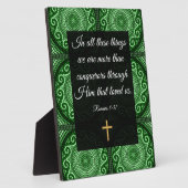 Plaque Photo Romains 8:37 (Côté)