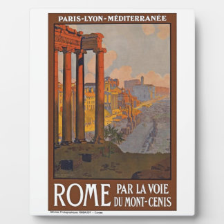 Plaque Photo Rome antique Voyage et peinture