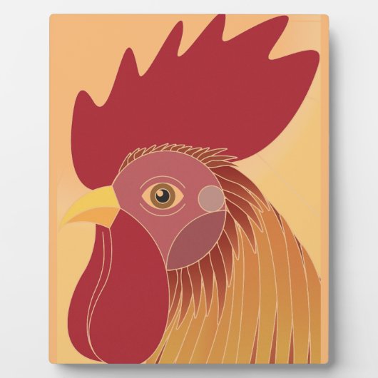 Plaque Photo Rooster (Devant)
