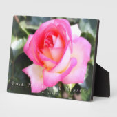 Plaque Photo Rosa Princesse de Monaco : Photo (Côté)