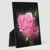 Plaque Photo rose (Côté)