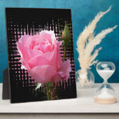 Plaque Photo rose (Côté)