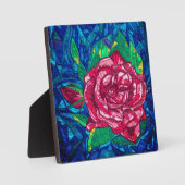 Plaque Photo Rose (Recto)