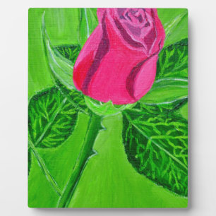 Plaque Photo Rose 1a