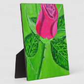 Plaque Photo Rose 1a (Côté)