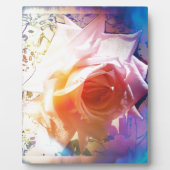Plaque Photo Rose blanche (Devant)