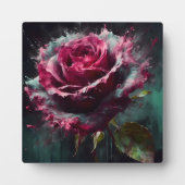 Plaque Photo Rose Enigmatic Baccara (Devant)
