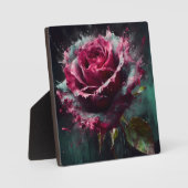 Plaque Photo Rose Enigmatic Baccara (Recto)
