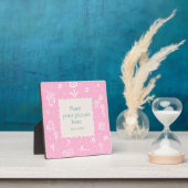 Plaque photo rose fleur (Insitu)