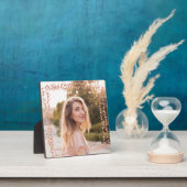 Plaque Photo Rose Gold Hearts Frontière Photo (Insitu)