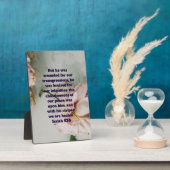 Plaque Photo Rose Isaïe 53:5 Citation (Côté)