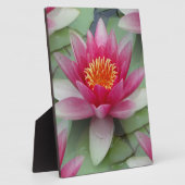 Plaque Photo Rose Lotus Water Lily (Côté)