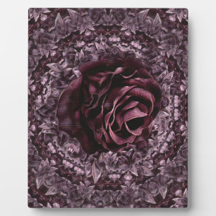 Plaque Photo Rose Mandala