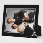 Plaque Photo Rose Noire (Côté)