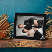 Plaque Photo Rose Noire (Côté)