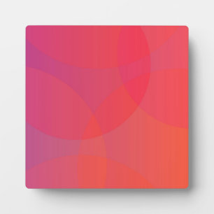 Plaque Photo rose, orange, moderne, simple, cool, art tendance