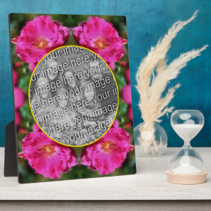 Plaque Photo Rose Rose Painting Flower Ajouter Votre Photo