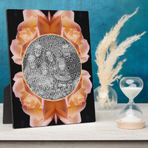 Plaque Photo Rosebud Flower Tinted Ajouter Votre Propre Photo