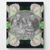Plaque Photo Rosebud Rose Ajouter Votre Propre Photo (Devant)