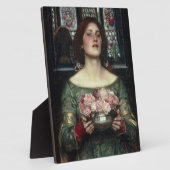 Plaque Photo Rosebuds par John William Waterhouse (Côté)
