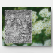 Plaque Photo Roses Blanches Sauvages Roulants Ajouter Votre Pro (Devant)