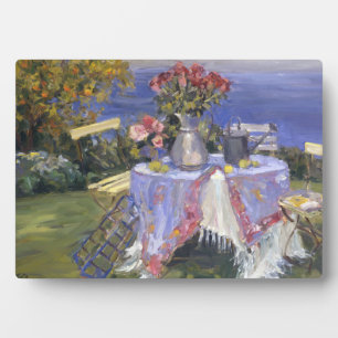 Plaque Photo Roses en bord de mer