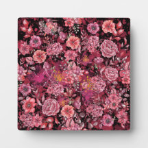 Roses et oiseaux motif