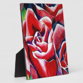 Plaque Photo Roses originales à l'aquarelle rose (Côté)