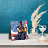 Plaque Photo "Rosie la riveteuse" (Insitu)