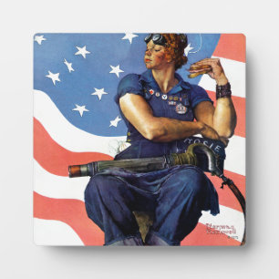Plaque Photo Rosie the Riveter