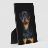 Plaque Photo Rottweiler (Côté)