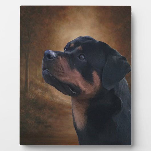 Plaque Photo Rottweiler (Devant)