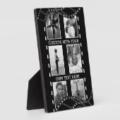 Plaque Photo Roue de film noir et blanc (Côté)