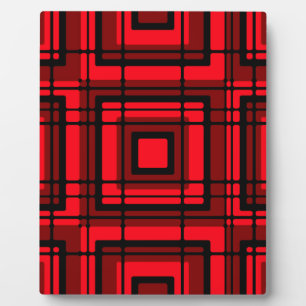 Plaque Photo Rouge