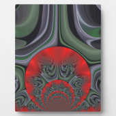 Plaque Photo Rouge Aurora" Imprimer (Devant)