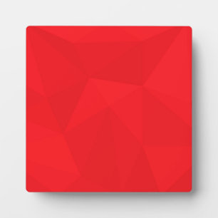 Plaque Photo Rouge, cool, unique, tendance, conception géométri