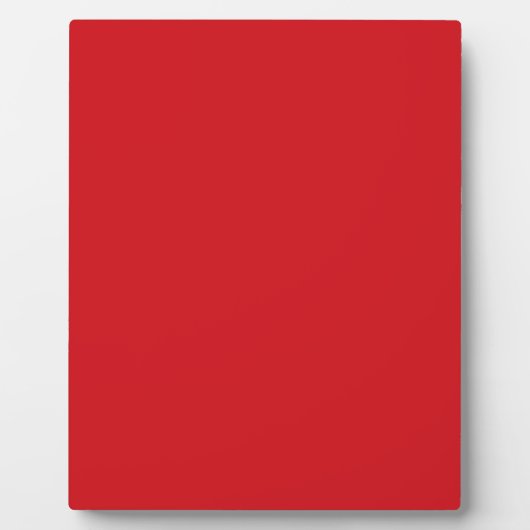 Plaque Photo Rouge pur (Devant)