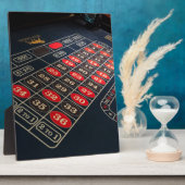 Plaque Photo Roulette de table de jeu Las Vegas (Côté)