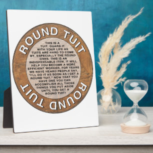 Plaque Photo Round Tuit