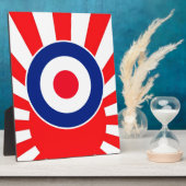 Plaque Photo Roundel cible MOD sur l'éclatement du Japon (Côté)