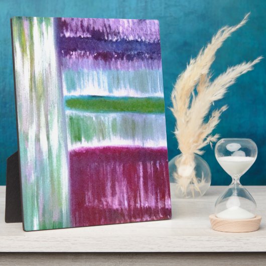 Plaque Photo Route colorée (Côté)