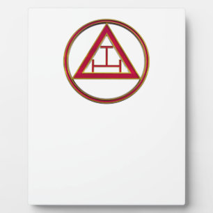 Plaque Photo Royal Arch Triple Tau