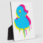 Plaque Photo Rubber Duck Graffiti Pop Art Rubber Ducky (Côté)