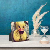 Plaque Photo Rubber Jaune Ducky Couvert en Dirt! (Insitu)