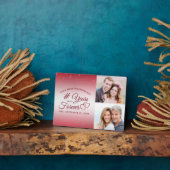 Plaque Photo Ruby Anniversaire Coeurs années dans FOREVER 2 Pho (Côté)