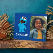 Plaque Photo Rue Sésame | Cookie Monster (Côté)